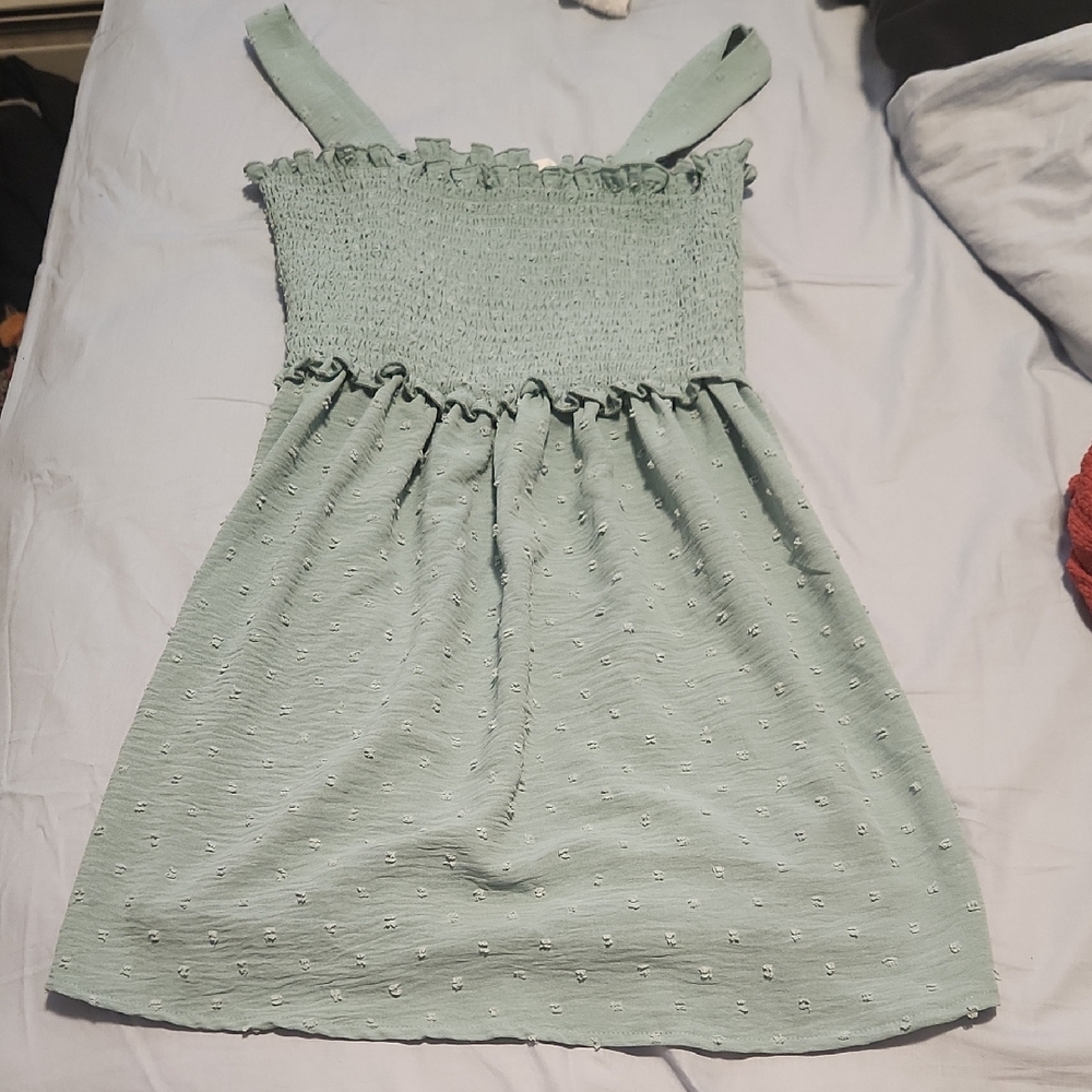 Mint Green Kids Dress